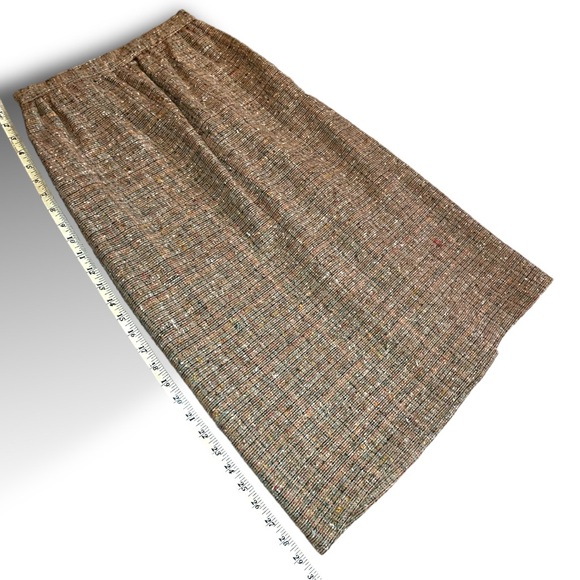 VTG Wool Blend Plaid A Line Skirt | XS - Picture 11 of 11